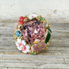 Enamel Floral Ring