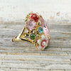 Enamel Floral Ring