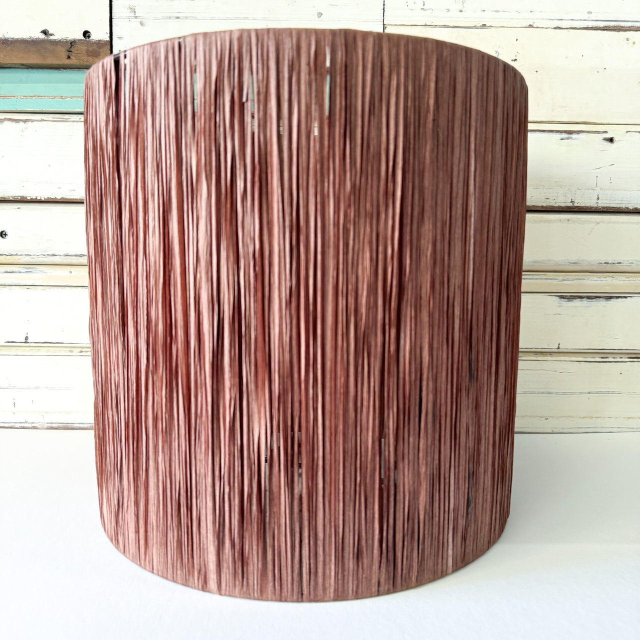 Raffia Lamp Shade Coffee