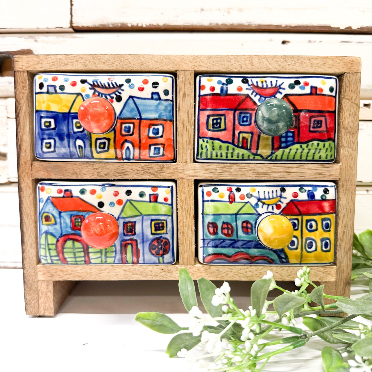 Village 4 Drawer Box