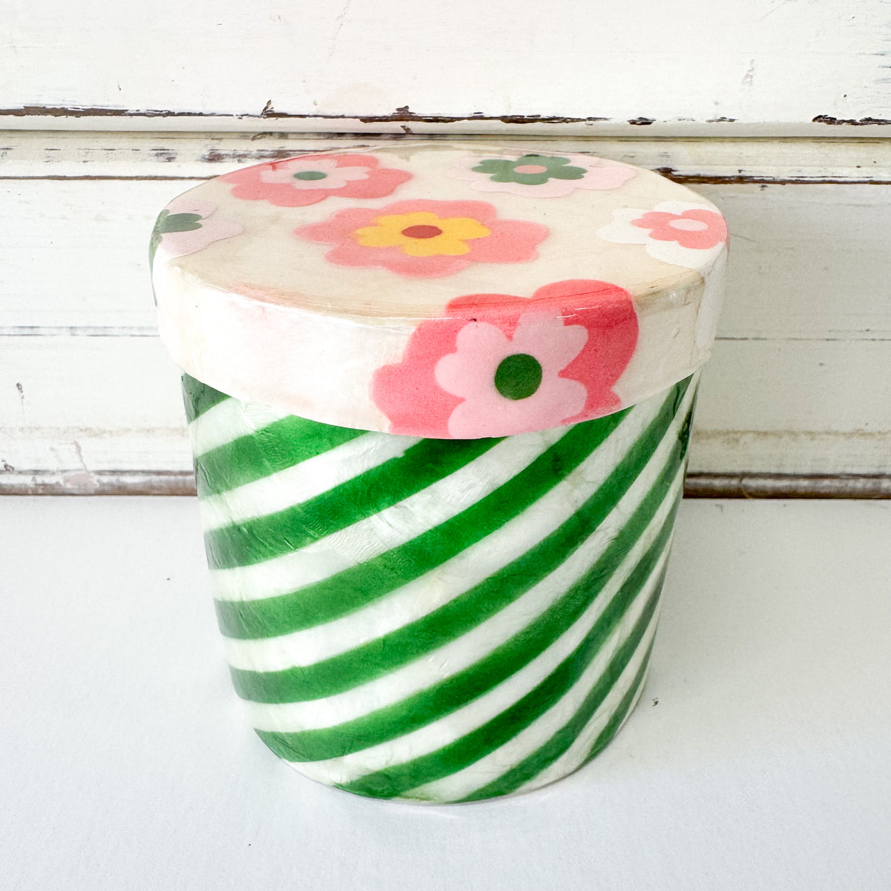 Poppy Stripe Box