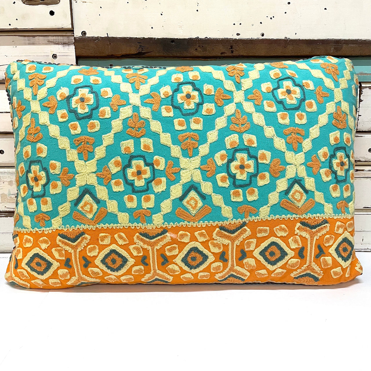 Tribal Aqua Cushion