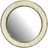 Cream Daisy Inlay Mirror