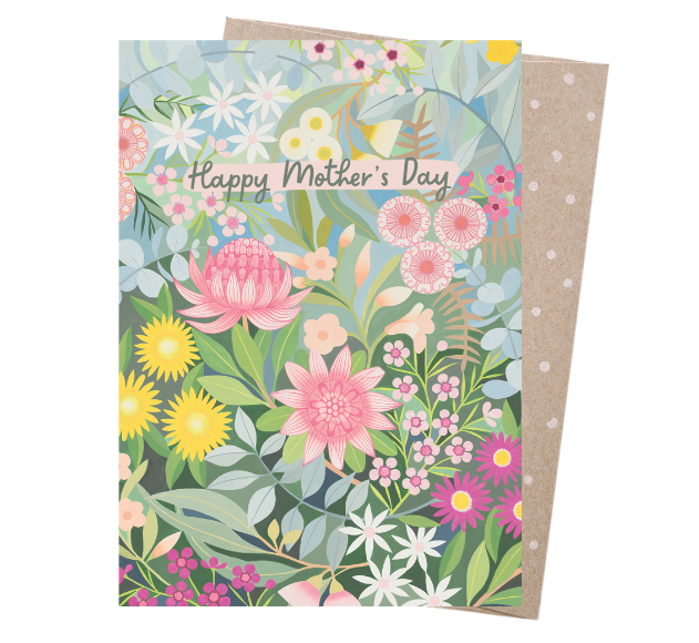 Mother's Day Bush Bouquet Card