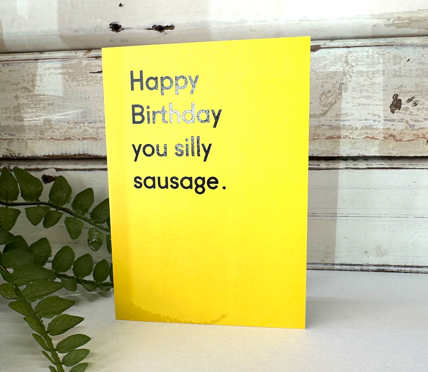 Silly Sausage Card