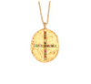 Tourmaline Cross Necklace