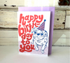 Pug Birthday Card