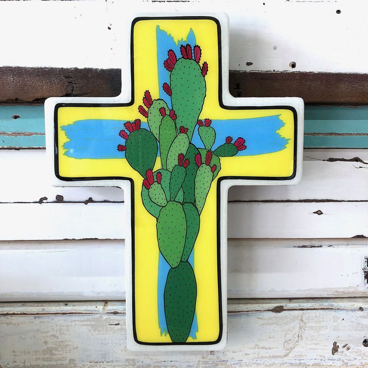 Prickly Pear Pop Cross - Small