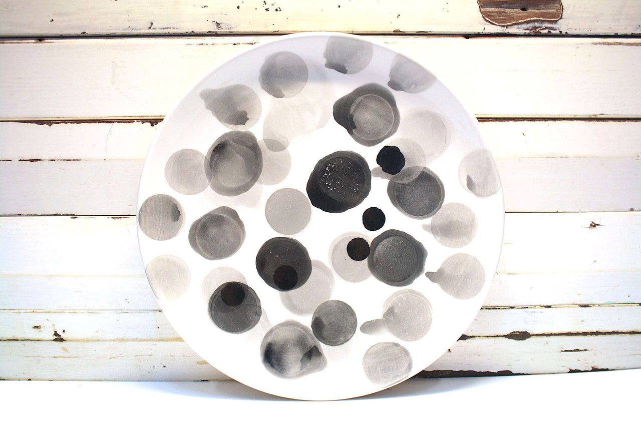 Black Spot Platter by Kaz