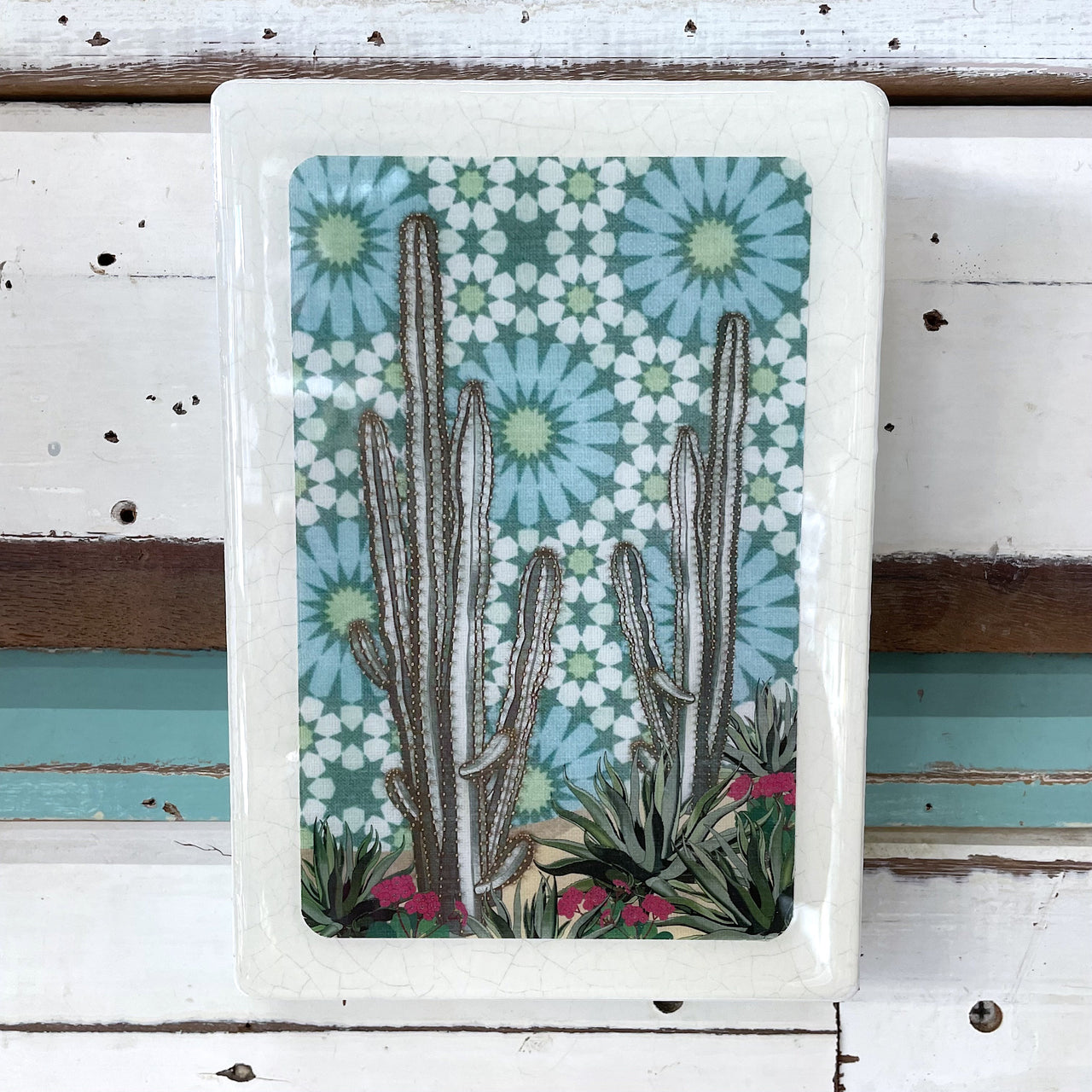 Medi Woodblock - Baja Road Trip