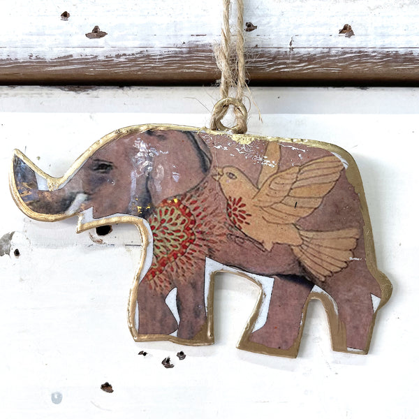 Peace Elephant Ornament