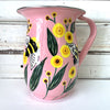 Wattle & Bees Jug - Blush