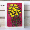 Medi Woodblock - Wattle