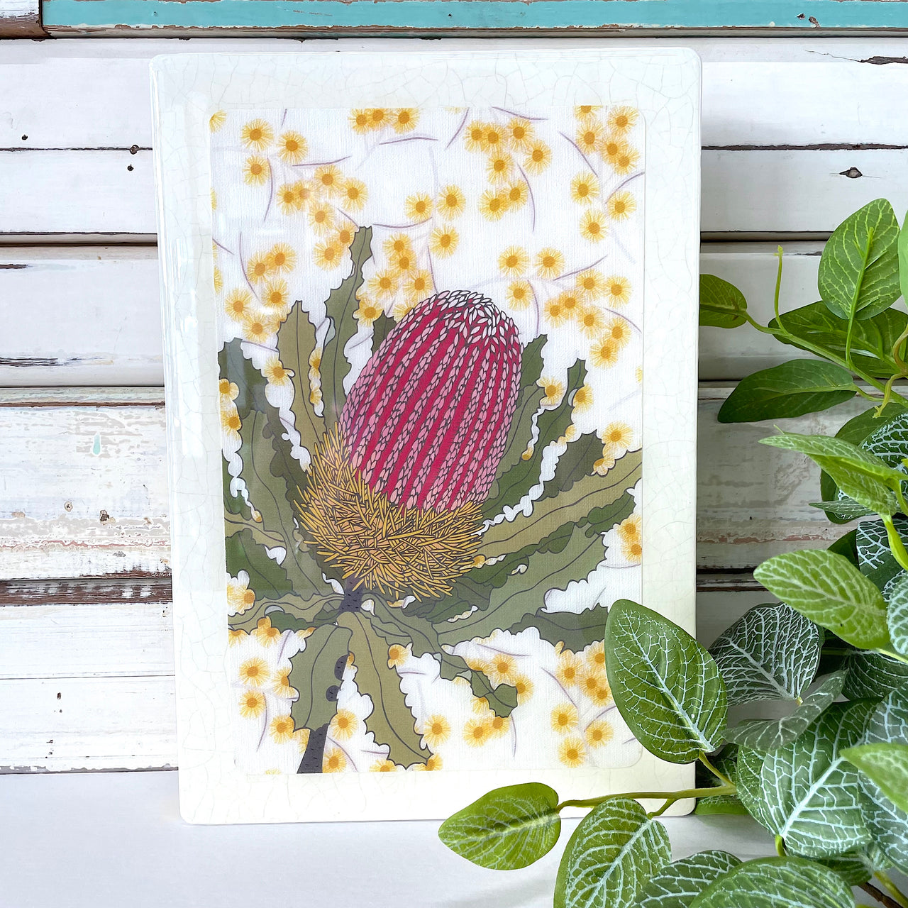 Maxi Woodblock - Banksia Menziesii