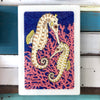 Maxi Woodblock - Seahorse