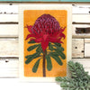 Maxi Woodblock - Waratah