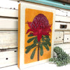 Maxi Woodblock - Waratah