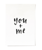 You + Me Art Print